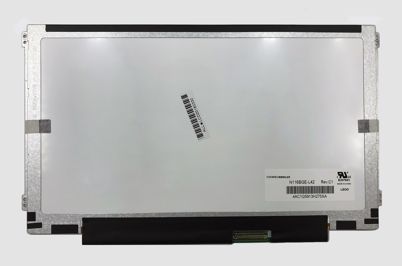 Notebook screen 11.6" 1366x768 HD LED SLIM glossy 40pin (right) A+