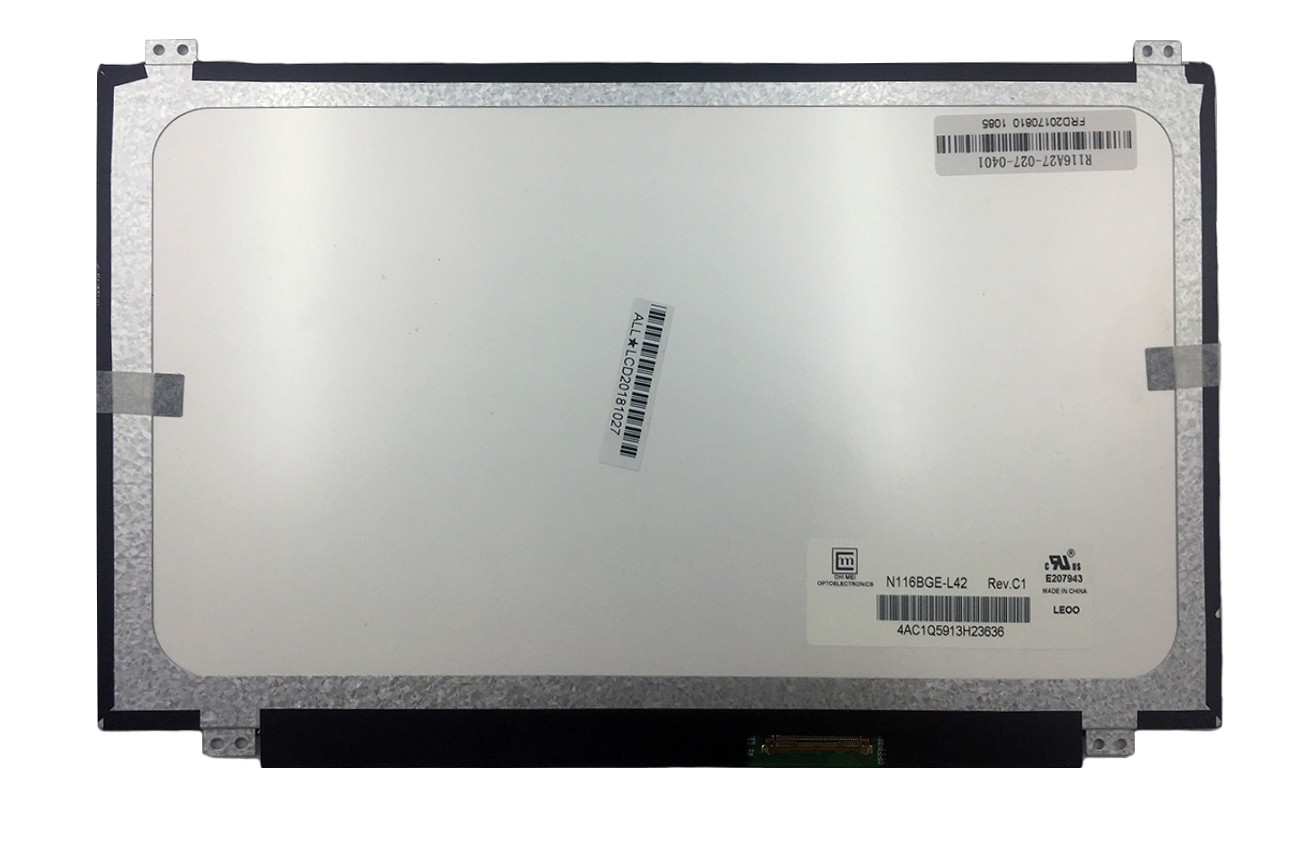 LCD screen 11.6" 1366x768 HD LED IPS SLIM matte 40pin (right) A+
