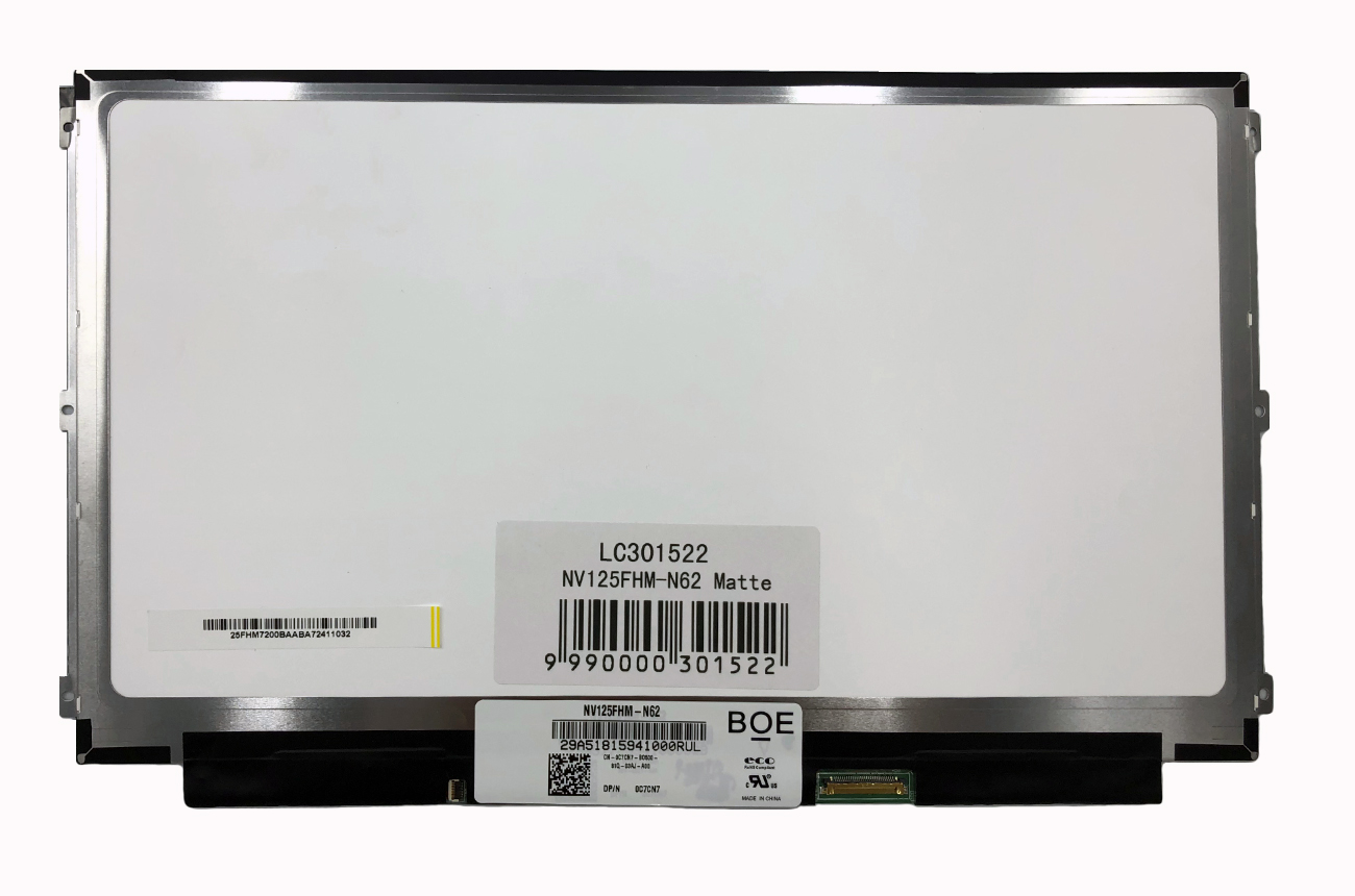 LCD screen 12.5" 1920x1080 FHD LED IPS SLIM matte 30pin (right) A+