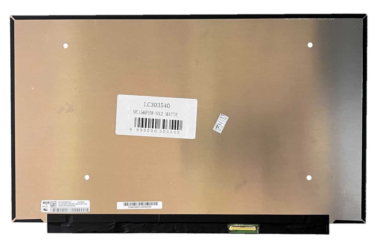 LCD screen 15.6" 1920x1080 FHD LED 120Hz matte 40pin (right) EDP A+