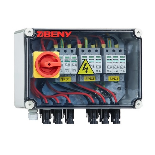 PV DC Combiner Box, 3 Inputs / 3 Outputs, 1000 V, IP66