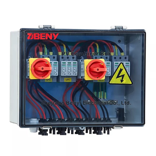 PV DC Combiner Box, 4 Inputs / 4 Outputs, 1000 V, IP66