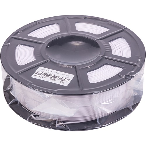3D spausdinimo plastikas PLA, 1.75mm, 1kg, baltas