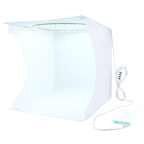 Photo Box with LED Lighting, 31x31x32cm