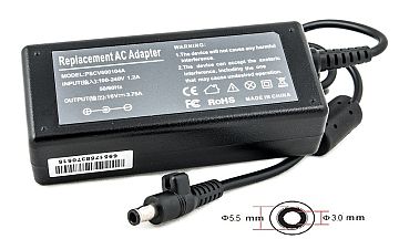 Laptop Power Adapter Samsung 60W: 16V, 3.75A