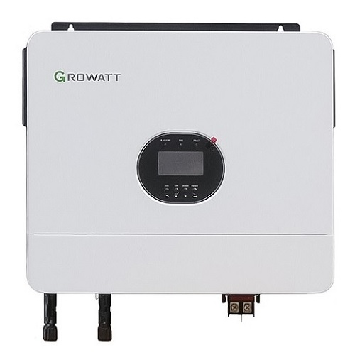 Growatt SPF 6000 ES Plus 6 kW vienfazis autonominis inverteris-įkroviklis, 48 V, du MPPT sekikliai