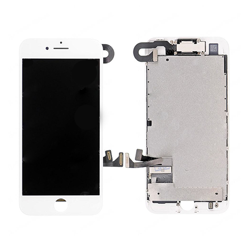 Telefono LCD ekranas su lietimo stiklu iPhone 7, baltas