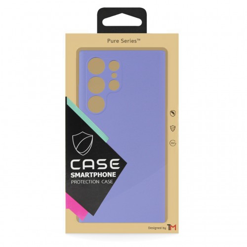 Telefono dėklas TM Pure Silicone skirtas Samsung S916 S23 Plus / Elegant Purple / (Blister)