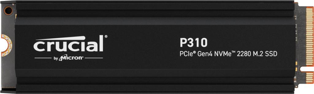 SSD diskas Crucial P310 1TB M.2 PCIe Gen4 NVMe Skaitymas 7100 MB/s Rašymas 6000 MB/s