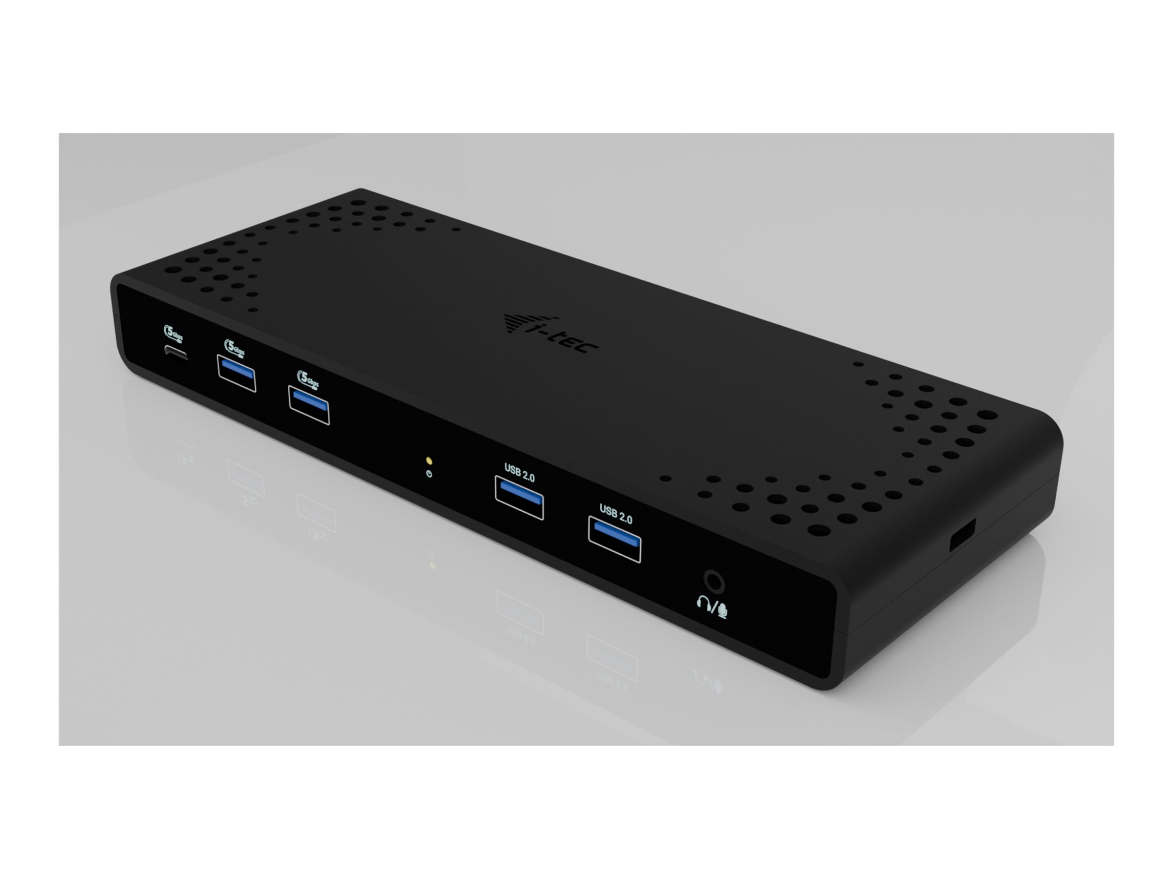 I-TEC universalus dvigubas 4K ekranų dokas