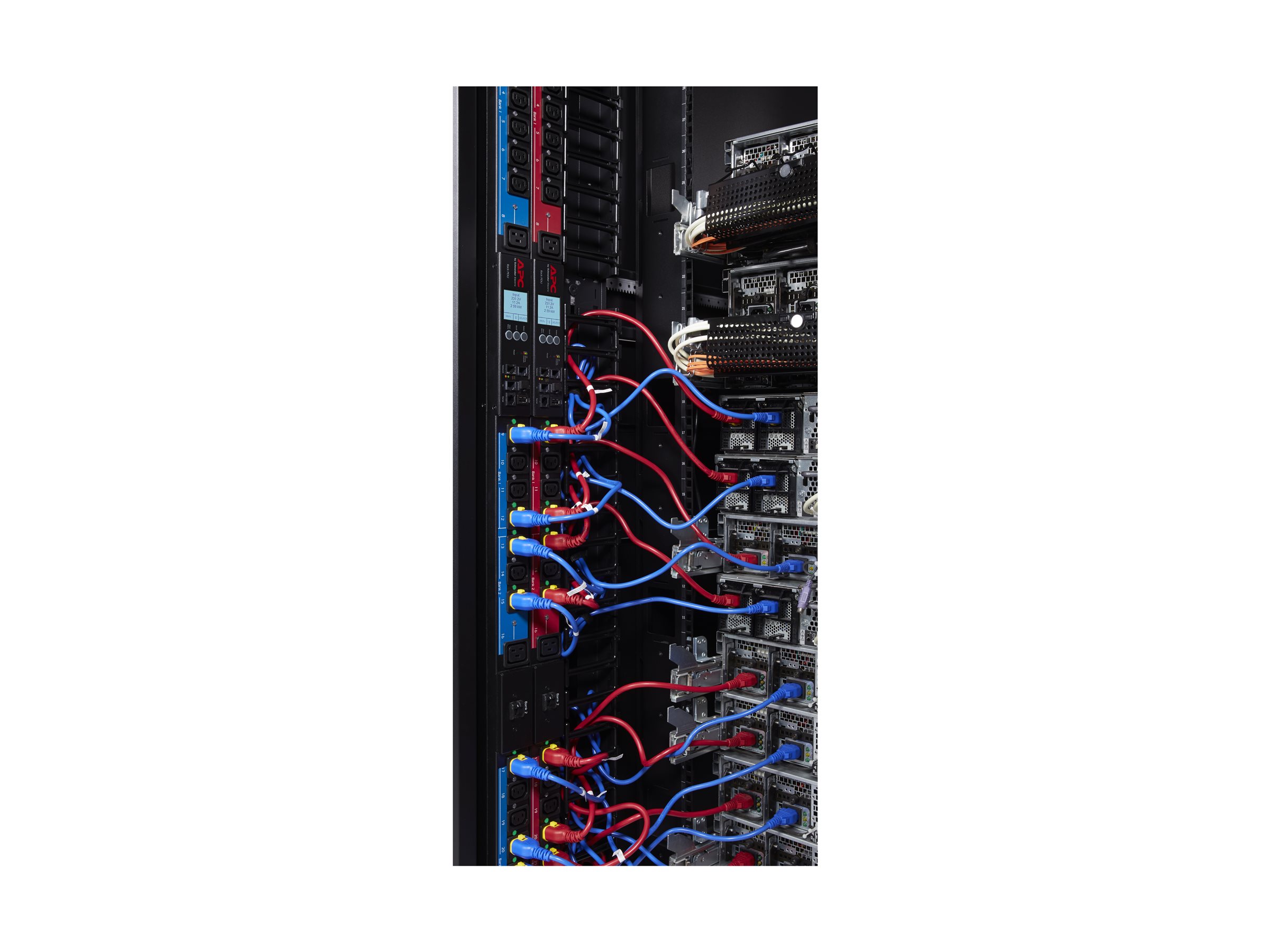 APC 6x maitinimo laidas C13/C14 1,8 m