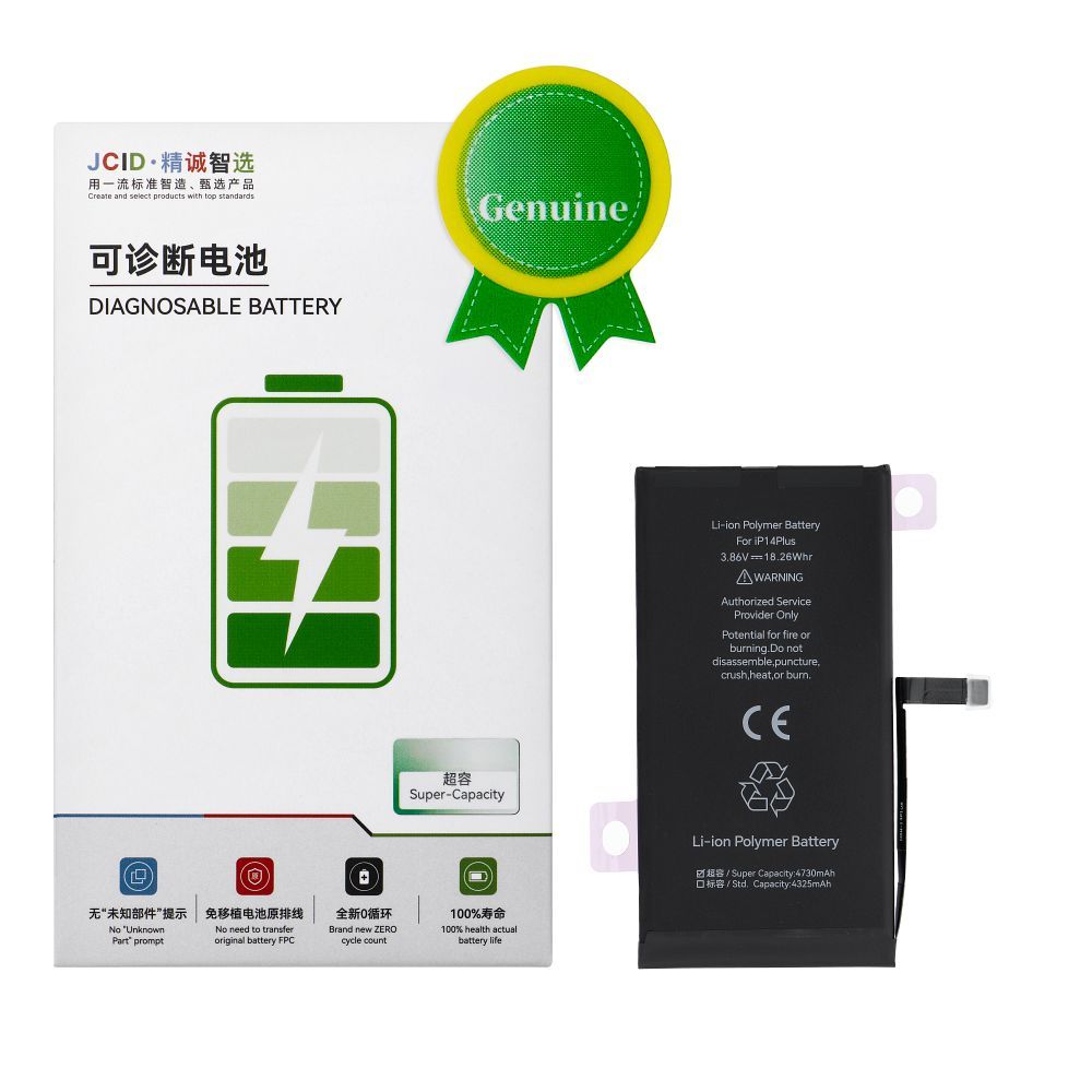 JCID Diagnosable Genuine Battery for iPhone 14 PLUS (high capacity)