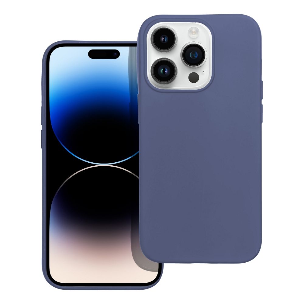 Чехол для iPhone 14 PRO, матовый синий