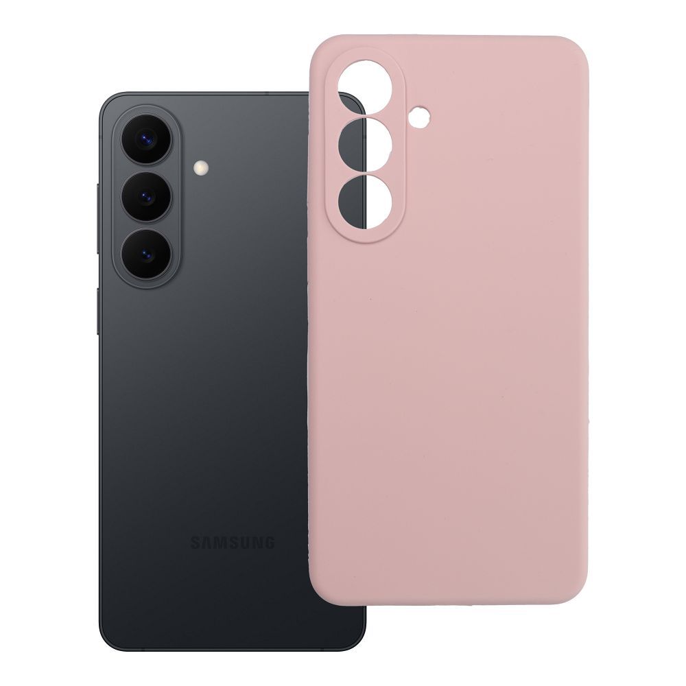 Dėklas SILICONE 2mm skirtas SAMSUNG S26 Plus sand pink