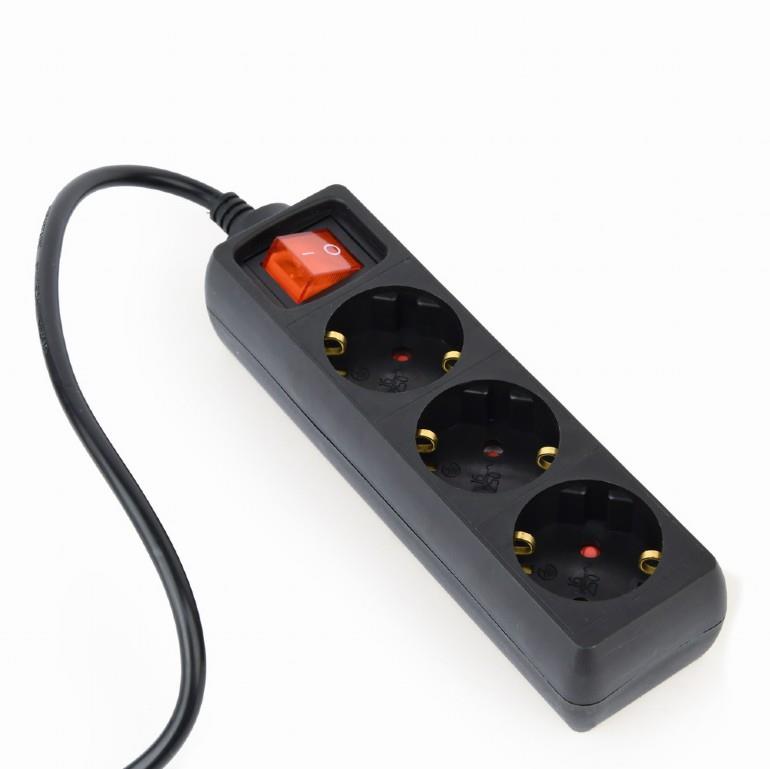 Gembird UPS Power Extension Cable 0.6M 3 Outlets EG-PSU3-01