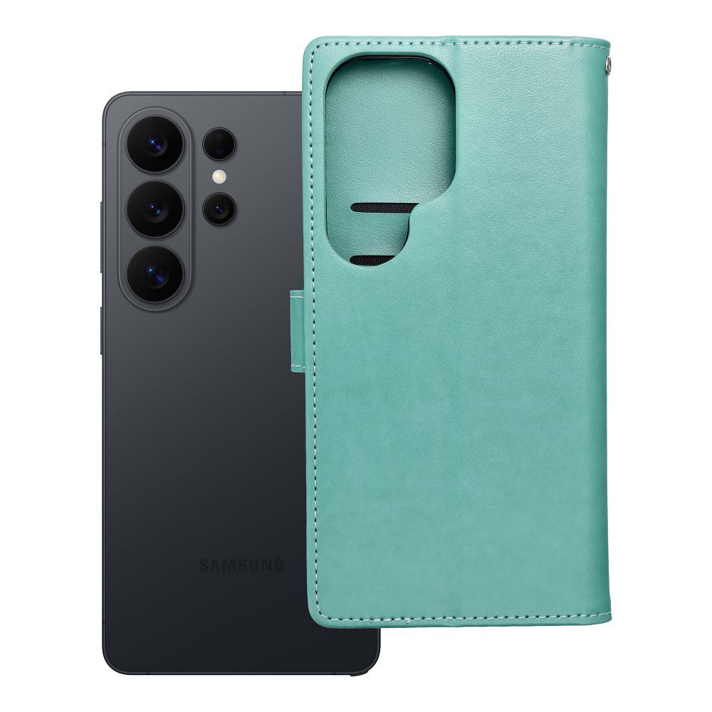 Чехол-книжка MEZZO для Samsung S26 Ultra ловец снов зелёный