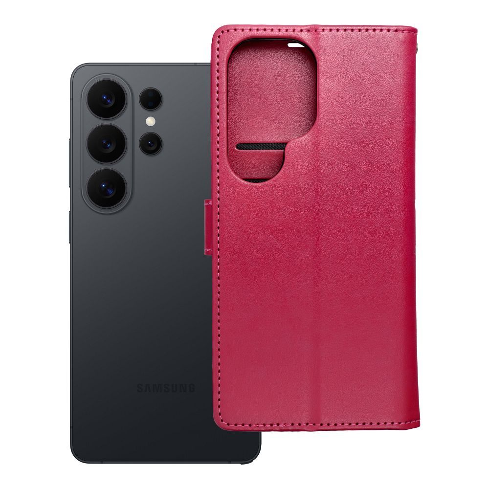 Чехол-книжка MEZZO для Samsung S26 Ultra мандала пурпурный