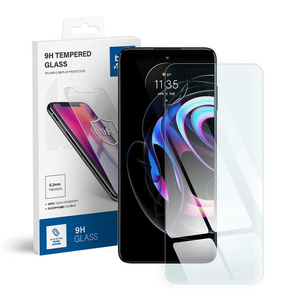 Apsauginis stiklas (m) - mėlynas Motorola Edge 20 Pro