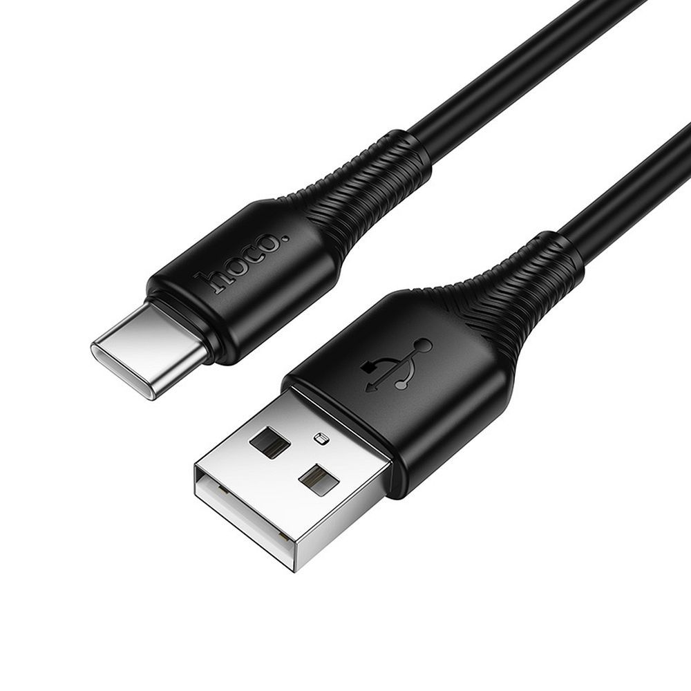 Кабель USB A to USB C Hoco 3A 1 m X120 черный