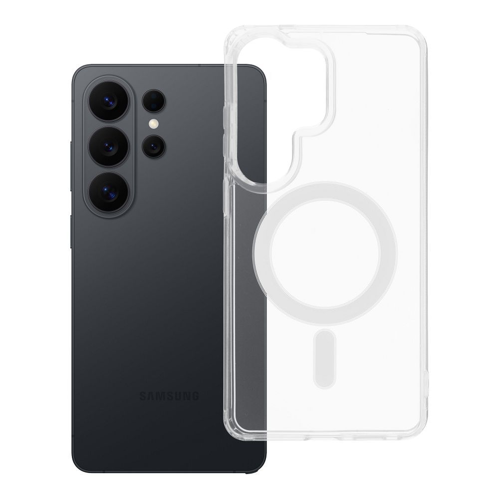 Чехол для Samsung S26 ULTRA Clear Mag Cover (STR) совместимый с MagSafe прозрачный