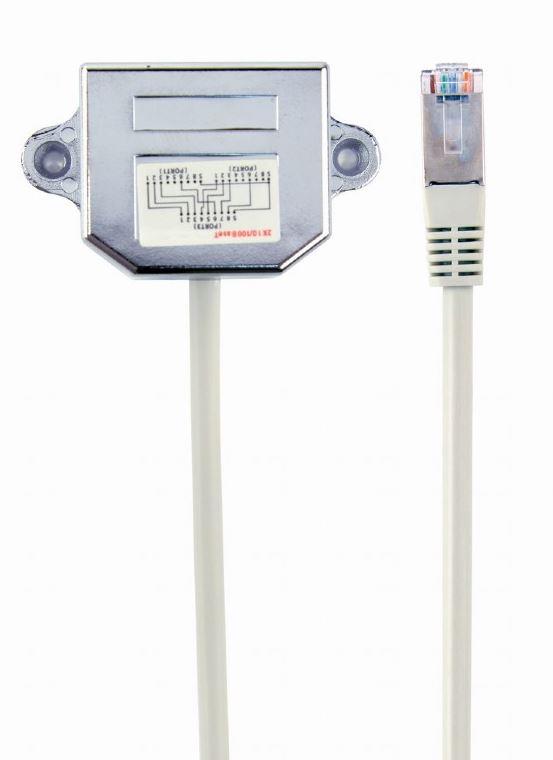 Gembird RJ45 Dual Splitter Cable NCA-SP-02