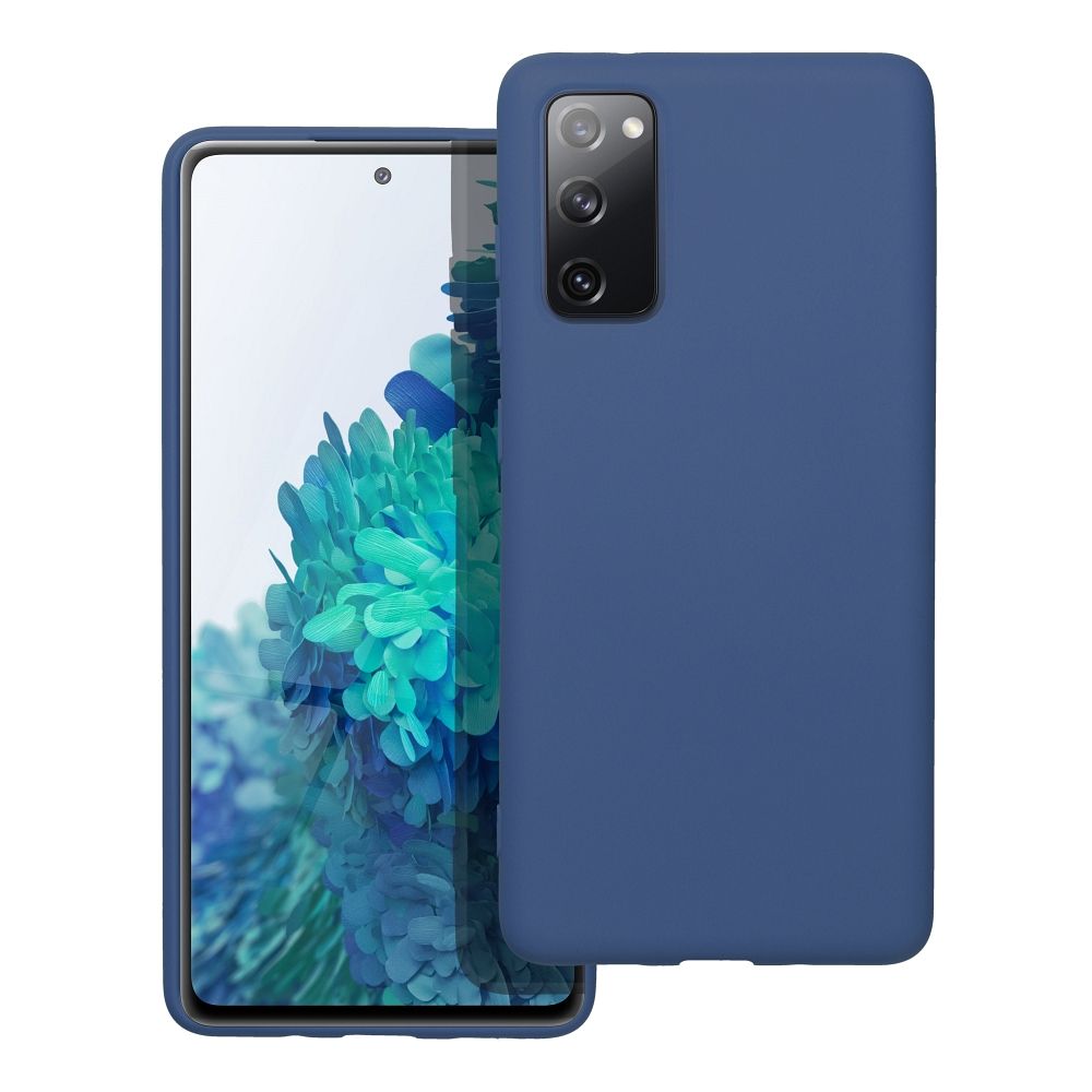 Чехол для Samsung S20 FE / S20 FE 5G силиконовый синий