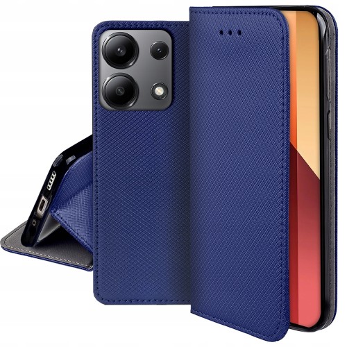 Telefono dėklas Smart Magnet Xiaomi Mi 10 / Mi 10 Pro mėlynas