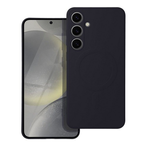 Чехол для Samsung S26 Ultra силиконовый Mag Cover совместимый с MagSafe чёрный