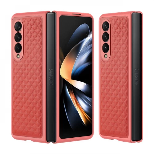 Dėklas Dux Ducis Venice skirtas Samsung F936 Z Fold4 rožinis