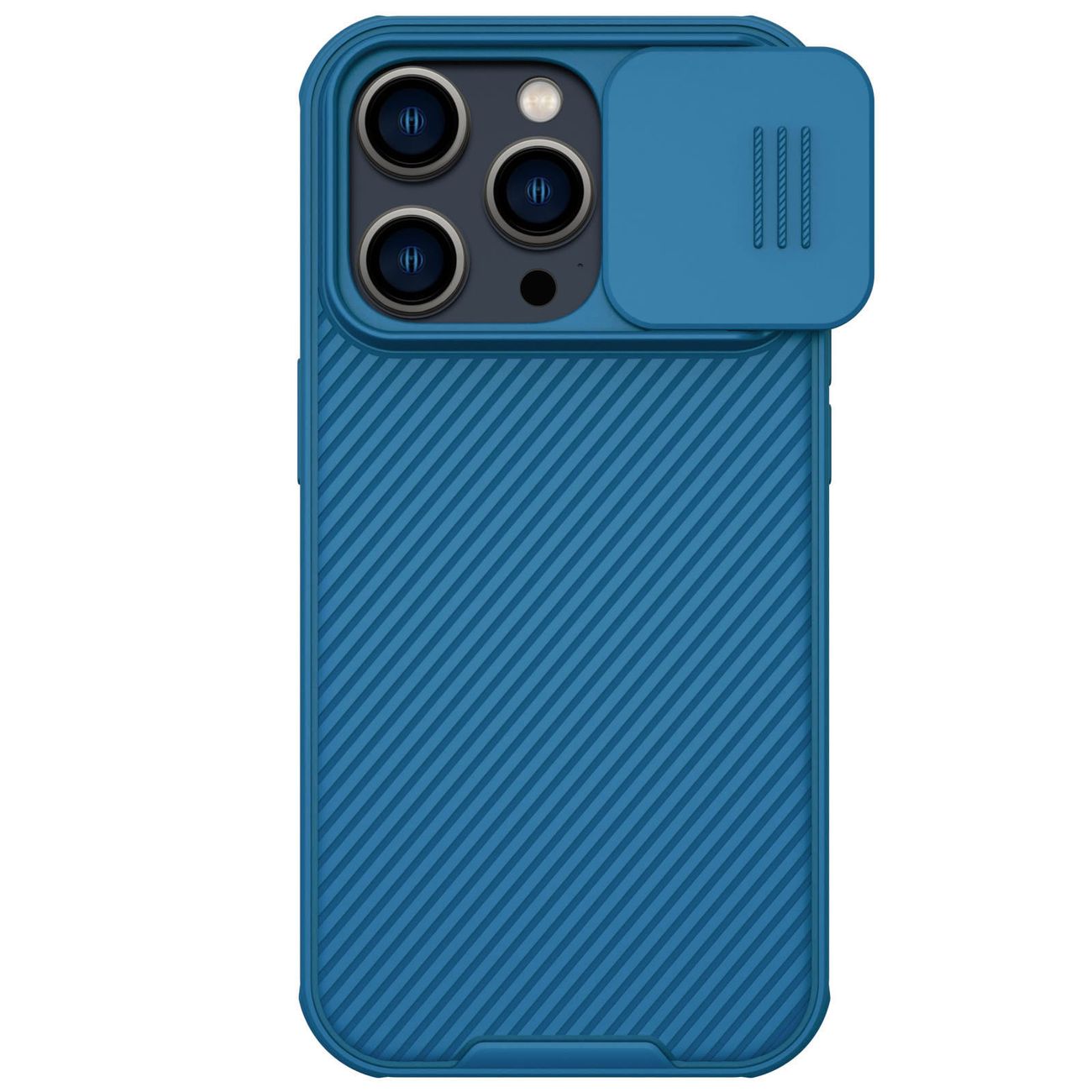 Dėklas Nillkin CamShield Pro Apple iPhone 14 Pro mėlynas