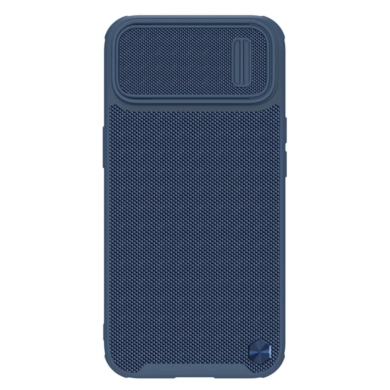 Nillkin Textured S Case для iPhone 14, бронированный чехол с защитой камеры, синий
