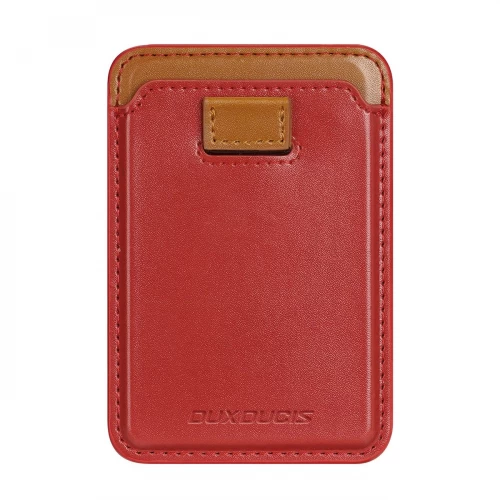 Dux Ducis "Magnetic Wallet" for iPhone 12 (iPhone 13 / iPhone 14) Red