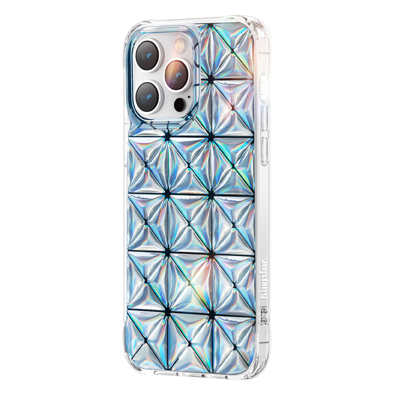 Kingxbar Miya Series dėklas iPhone 14 Pro galinis dangtelis lazerinė spalva