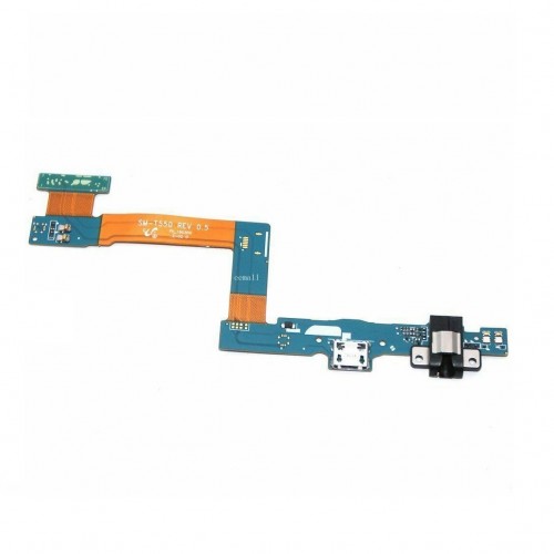 Įkrovimo jungtis suderinama su Samsung T555 / T550 Tab A 10.1'' su AUX lizdu ir šleifu OEM