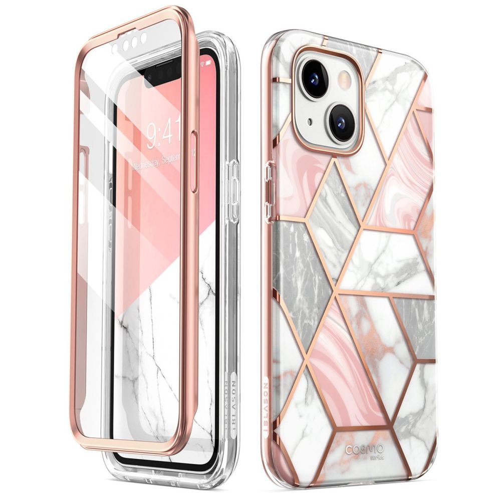 Supcase Cosmo чехол для iPhone 14 Plus - розовый мрамор