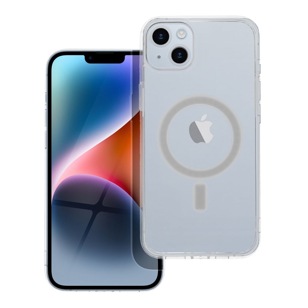 Case Clear Mag Cover (MagSafe) for iPhone 14 Plus transparent