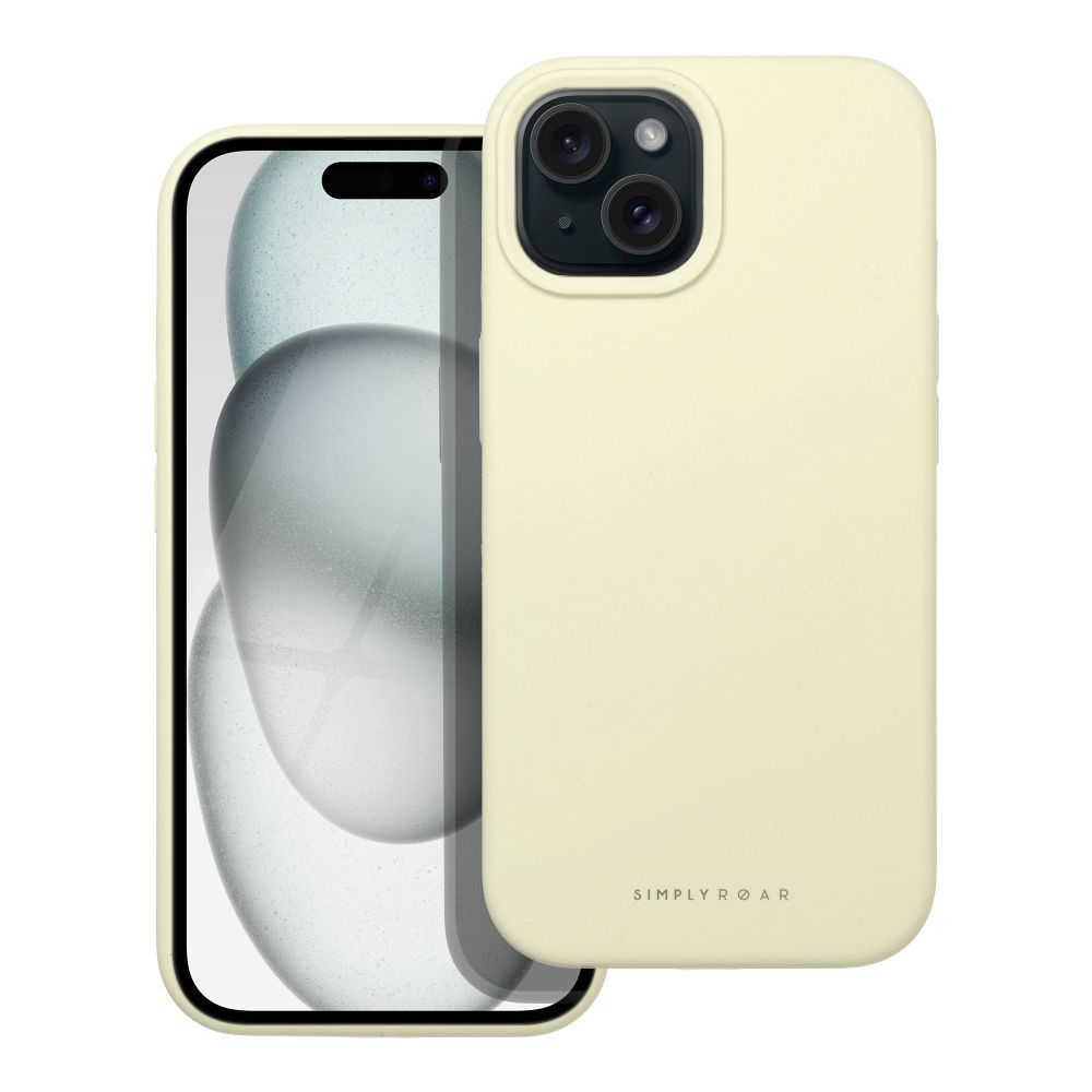 ROAR чехол CLOUD SKIN для IPHONE 15 светло-жёлтый