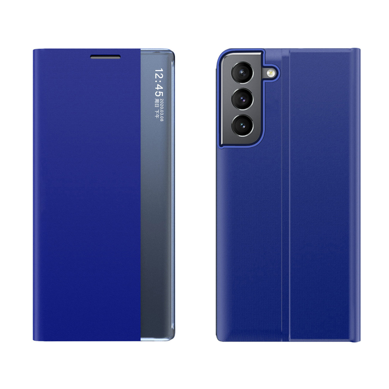 New Sleep Case чехол для Samsung Galaxy S23 с флип-подставкой синий