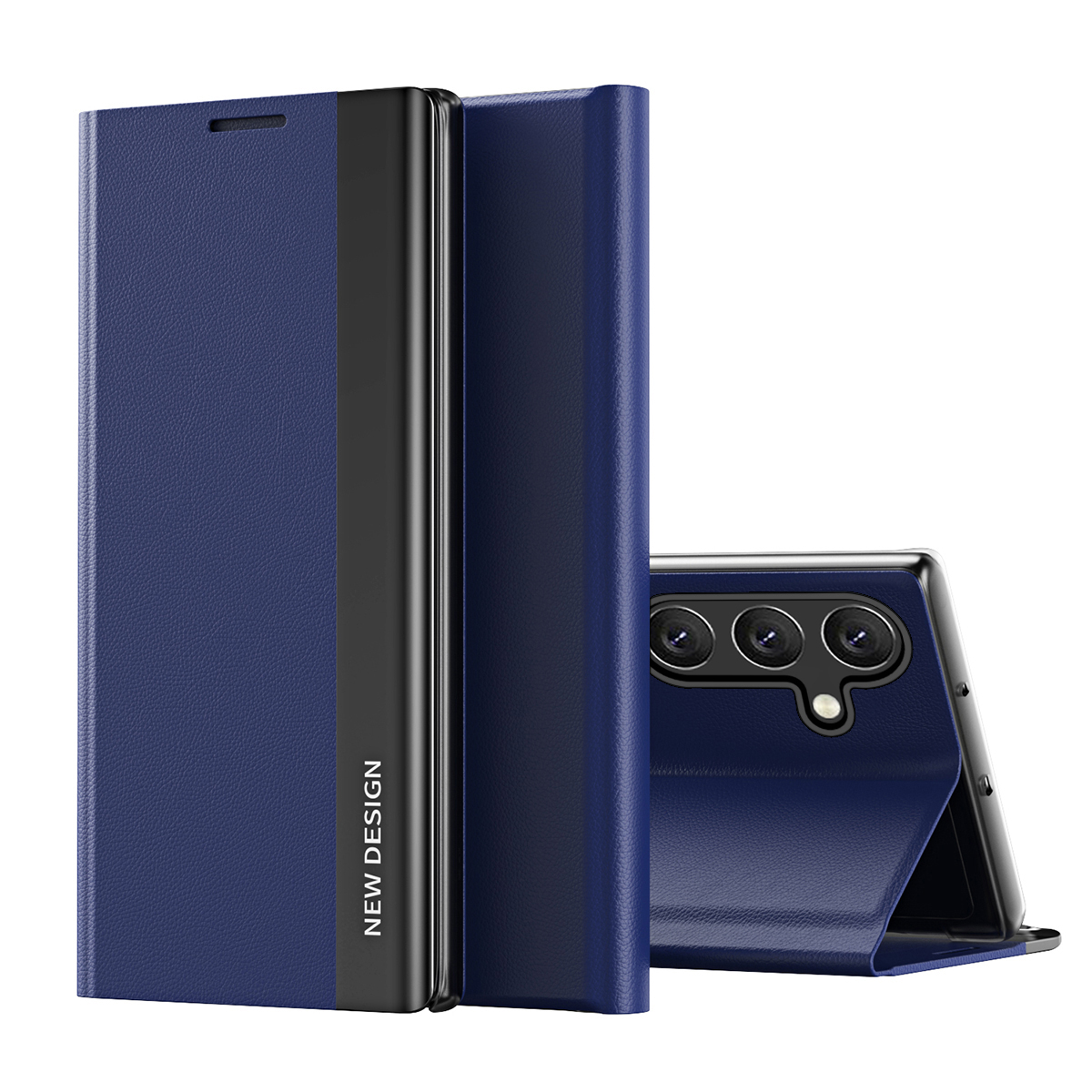 Sleep Case Pro чехол для Samsung Galaxy A24 4G с откидной подставкой синий