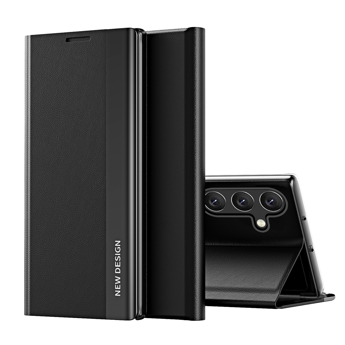 Sleep Case Pro чехол для Samsung Galaxy A24 4G с откидной подставкой чёрный