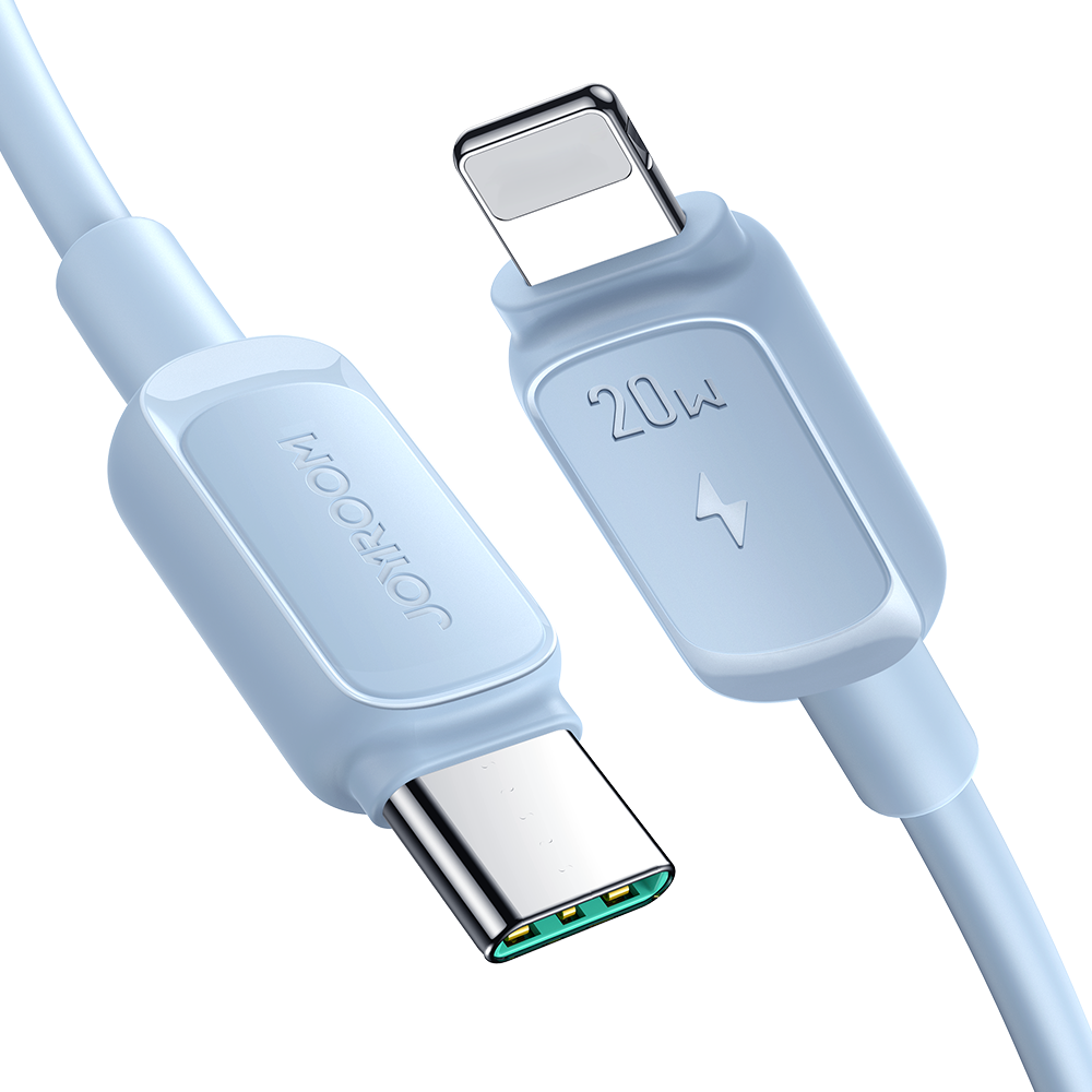 USB kabelis Joyroom (S-CL020A14) "USB-C (Type-C) to Lightning Cable" (20W 1.2m) mėlynas