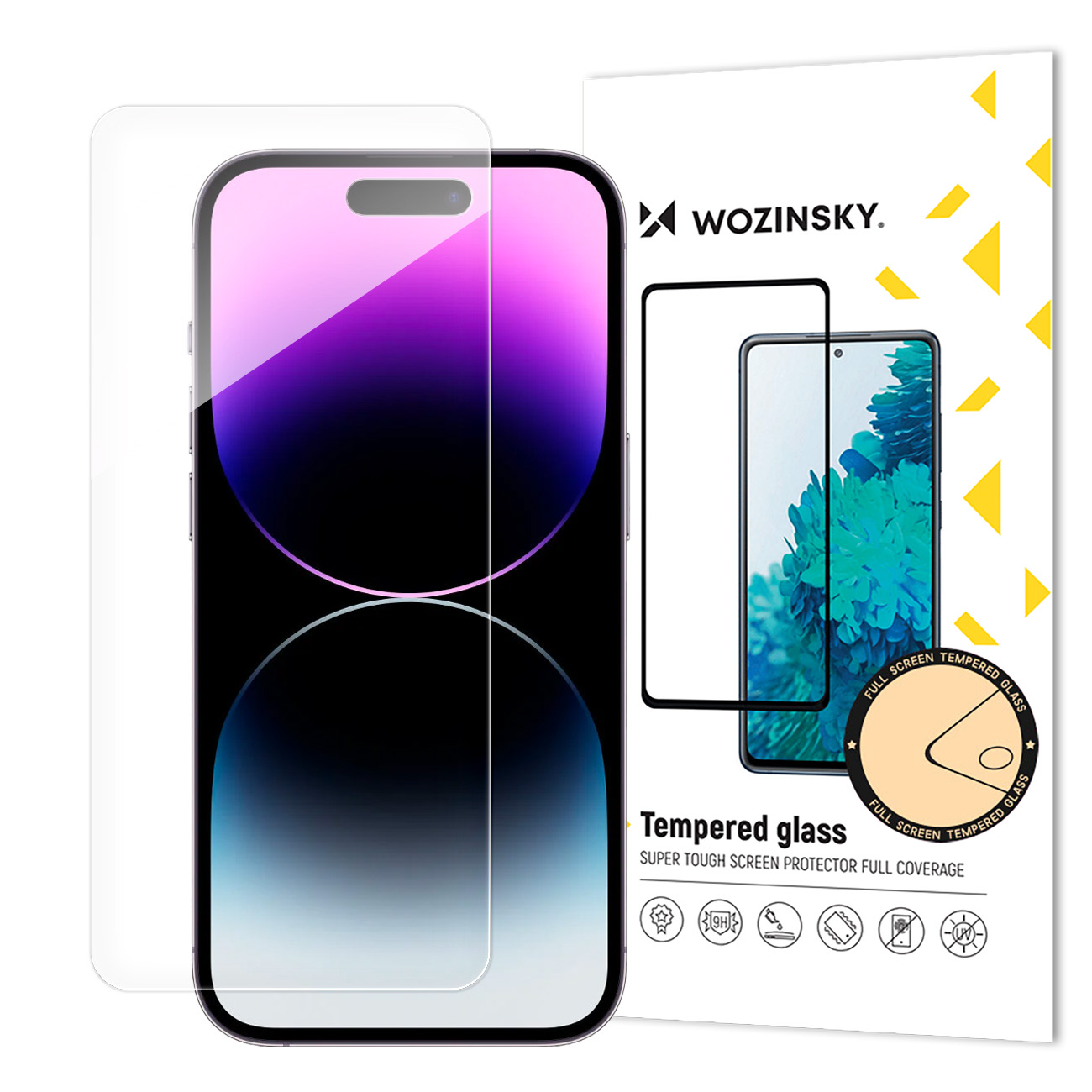 Grūdintas stiklas iPhone 15 Wozinsky Tempered stiklas