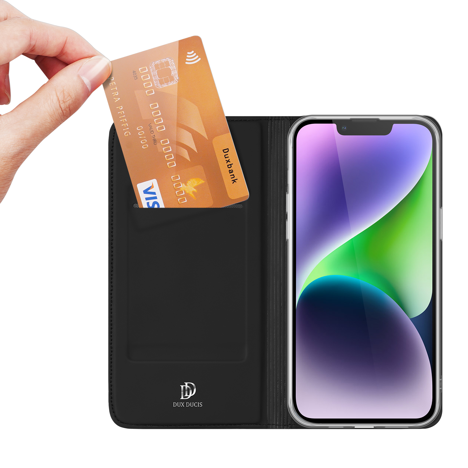 Dėklas Dux Ducis Skin Pro Apple iPhone 15 Plus juodas