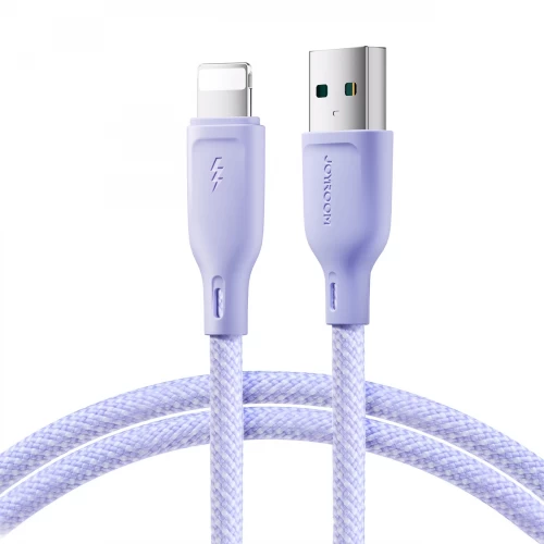 USB laidas Joyroom SA34-AL3 violetinis Lightning 100cm