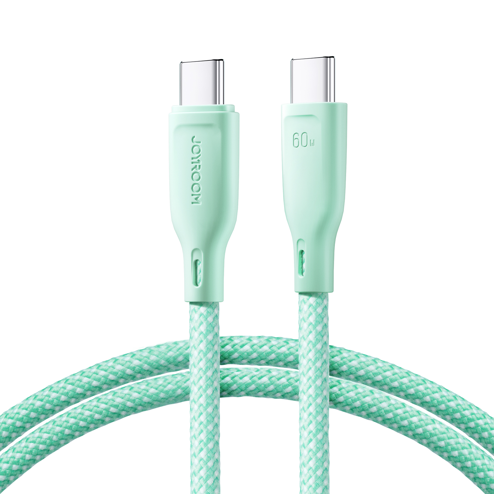 USB Кабель Joyroom "SA34-CC3" зелёный "Type-C / Type-C" 100см (до 60W)