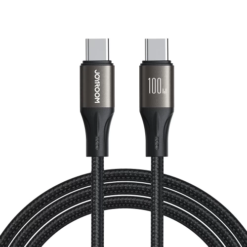 Joyroom Light-Speed Series S-A25 кабель USB-C USB-C 100W 1.2м - чёрный