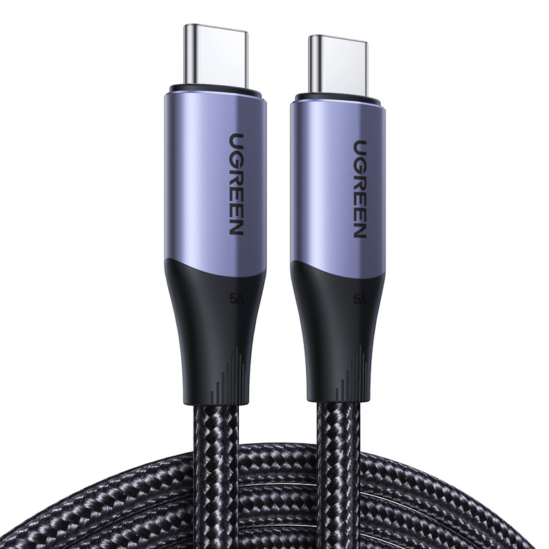 Ugreen US355 кабель USB-C 3.1 Gen 2 / USB-C 3.1 Gen 2 1м — чёрный