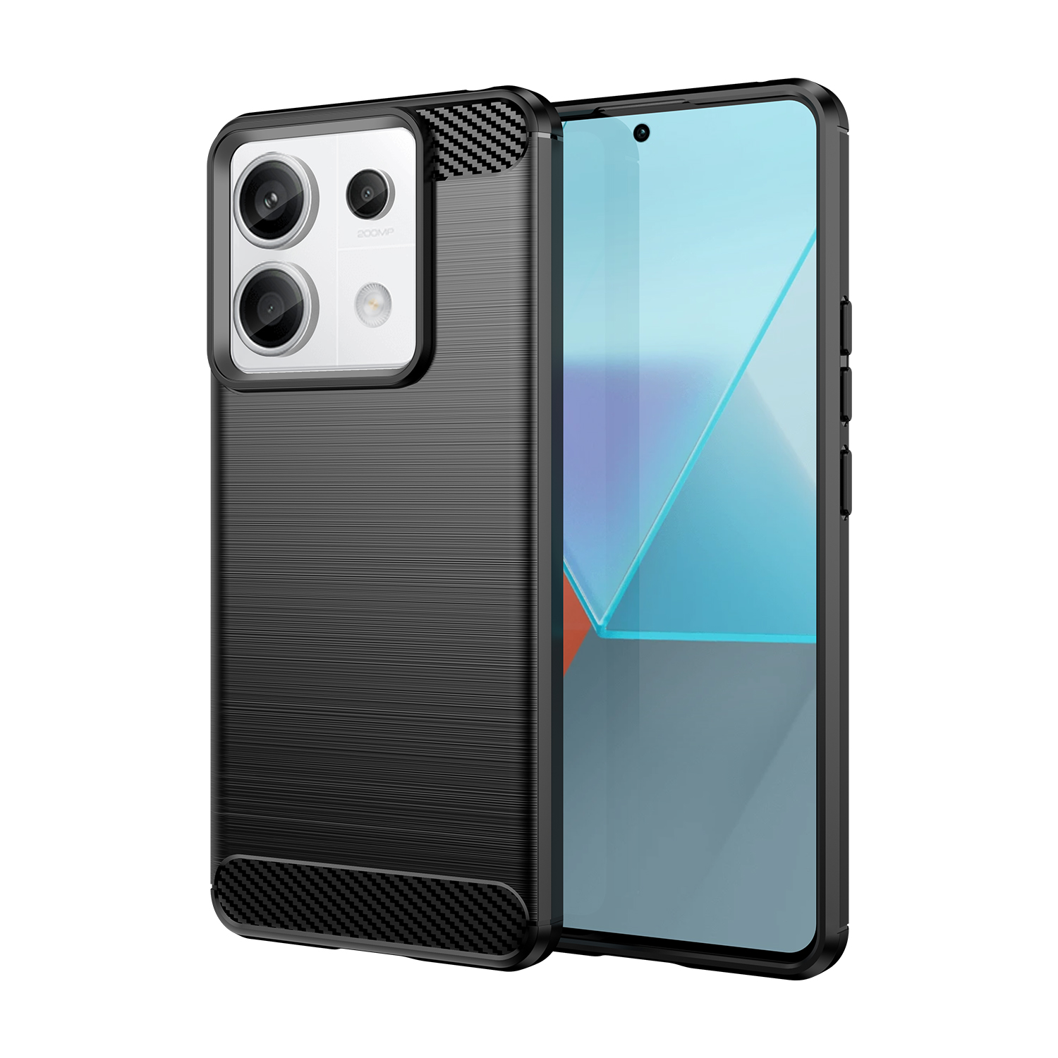 Anglies dėklas telefonui, skirtas Xiaomi Redmi Note 13 Pro – juodas