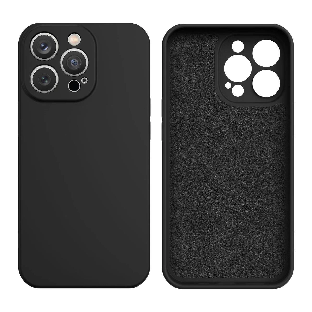Spigen Silikoninis dėklas telefonui Samsung Galaxy A15 - juodas