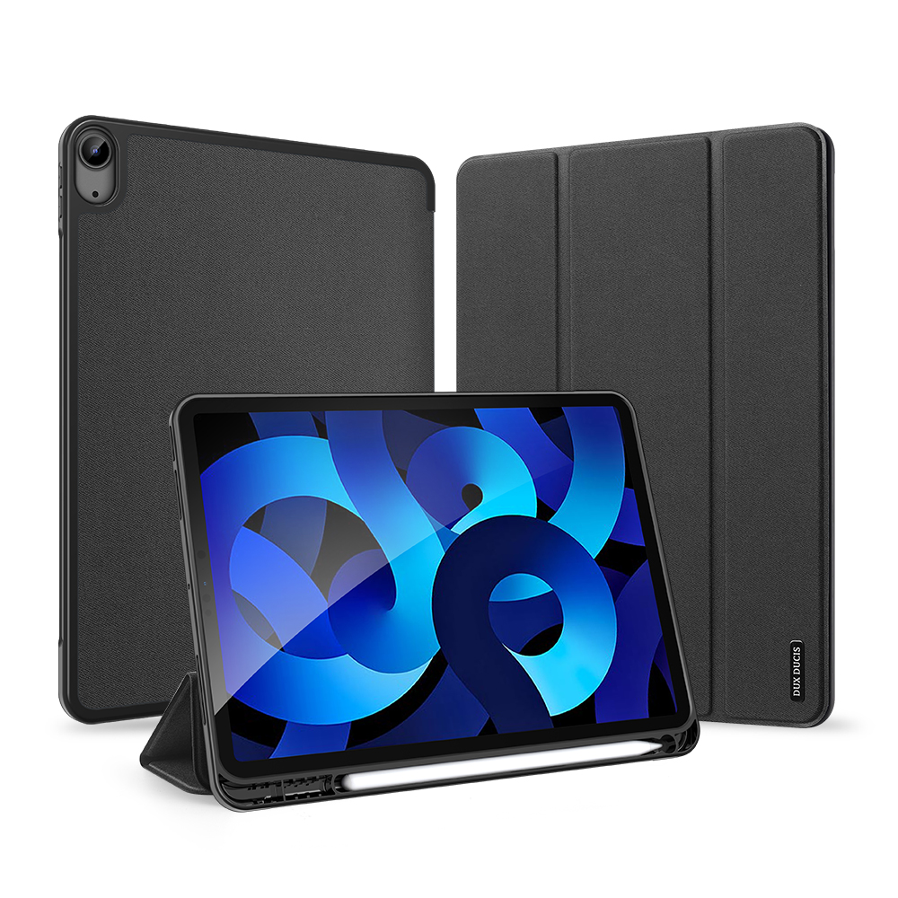 Dėklas Dux Ducis Domo Apple iPad Air 4/5/6/7 2020/2022/2024/2025 10.9/11 juodas